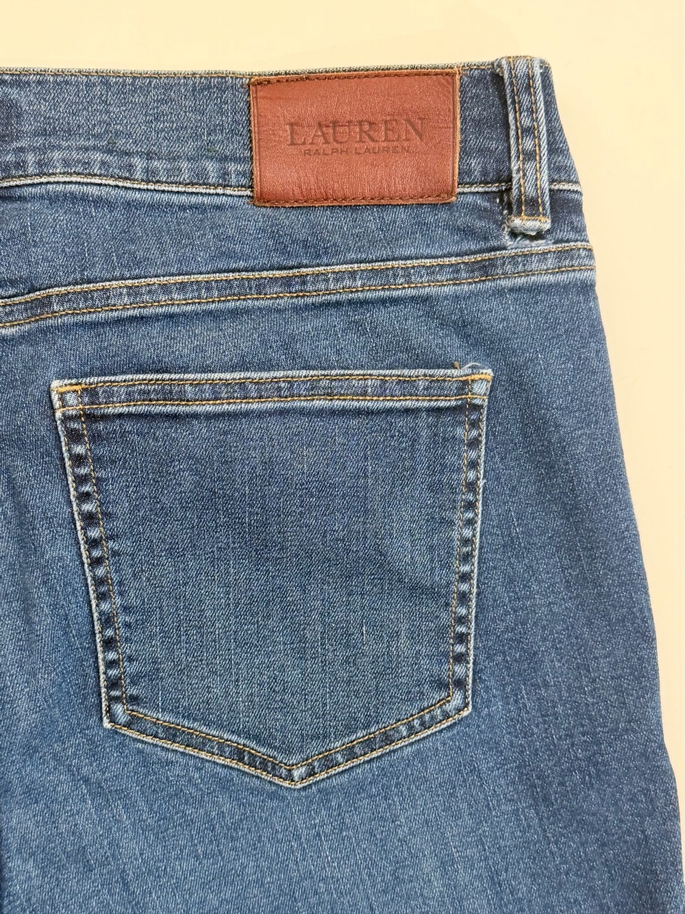 Lauren Ralph Lauren Classic Straight Leg Jeans Size 10 Medium Wash